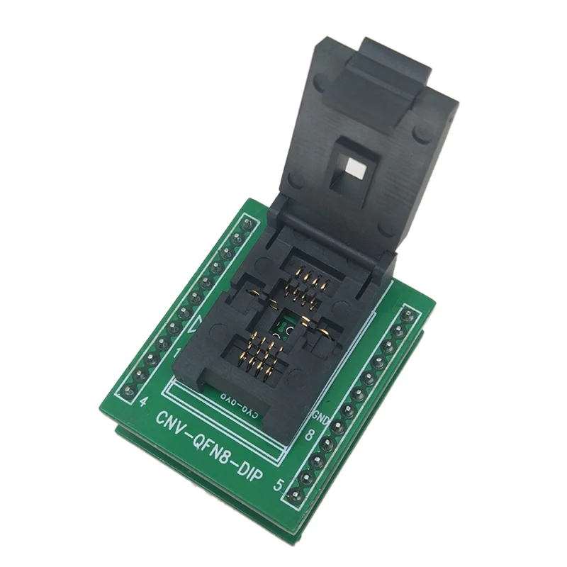 Программируемая розетка QFN8 DFN8 WSON8 шаг штырька 1 27 мм размер корпуса IC 6x8 тестовый