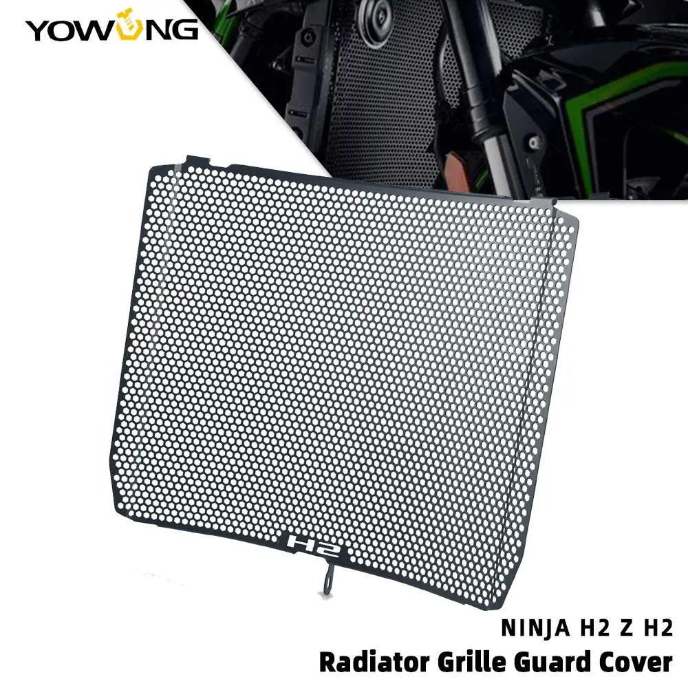 

Motorcycle Accessories Aluminium Radiator Grille Cover Guard Protection Protetor For Kawasaki ZH2 Z H2 H2SX Ninja H2 R H2R SX SE