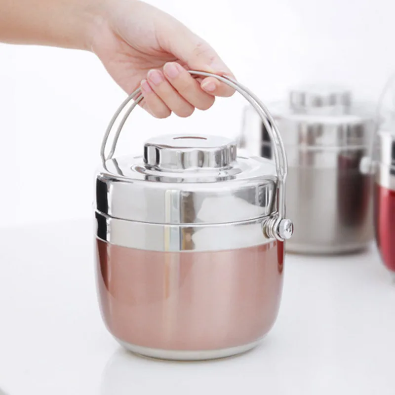 

Bento Box Food Thermal Jar Insulation Soup Thermos Bag Portable Stainless Steel Leak-proof Tableware Lunch Storage Container