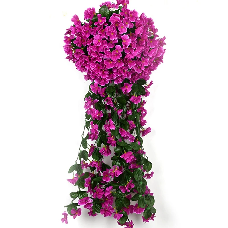 

5 Petals Orchid Simulation Artificial Flowers Fake Flower Wedding Party Decoration Mother Day Garden Wall