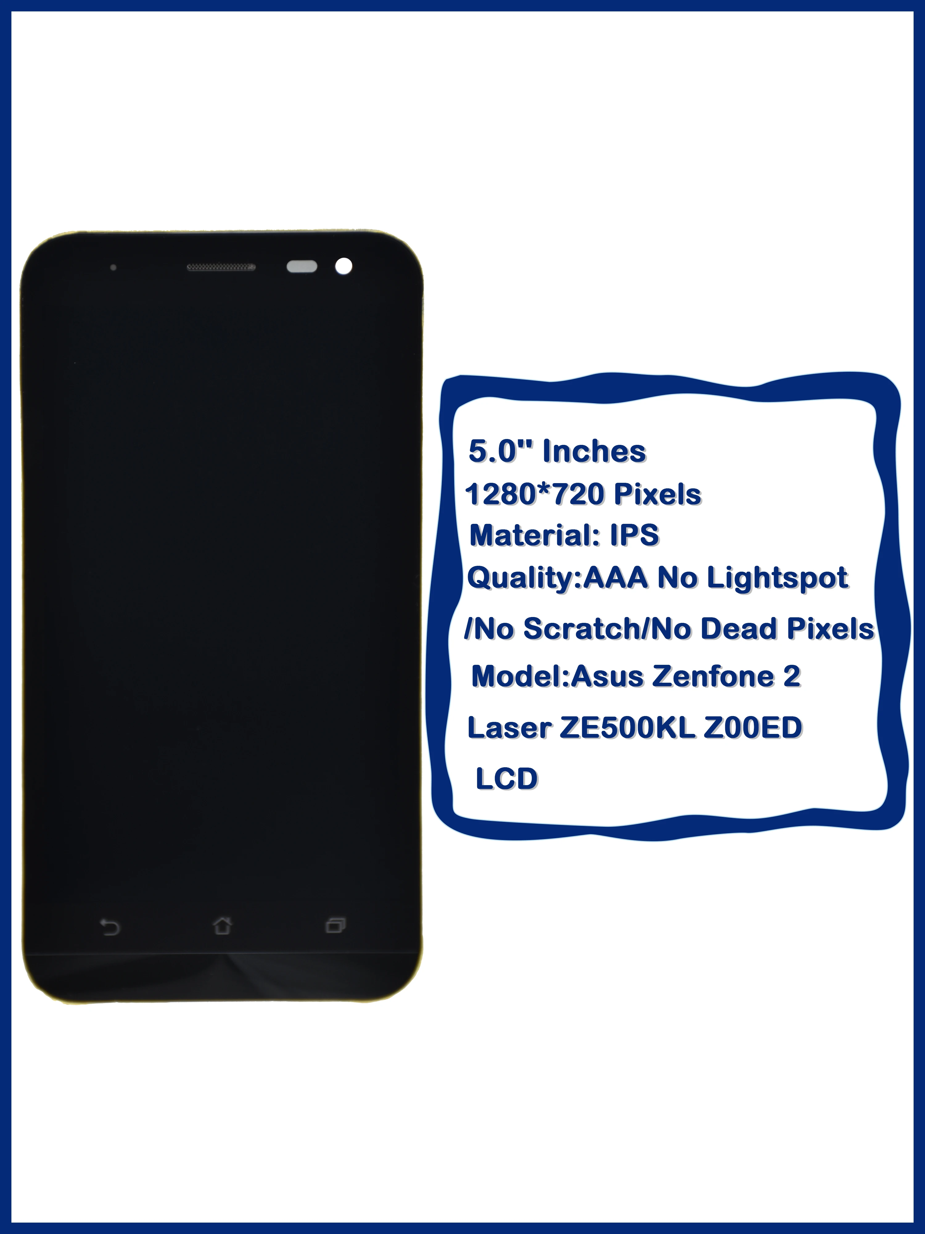 Оригинальный ЖК-дисплей 5 0 ''для ASUS Zenfone 2 Laser ZE500KL Z00ED сенсорный экран с