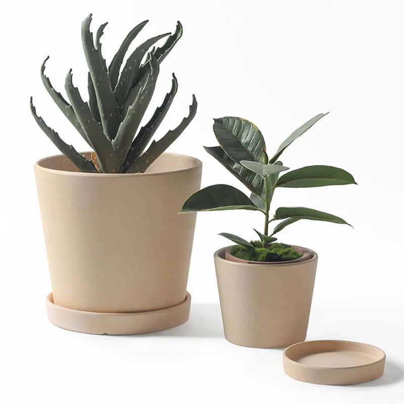 

Geometric Ceramic Flower Pot Home Decoration Art Personality Breathable Planter Succulent Green Radish Plant Pots Birthday Gifts