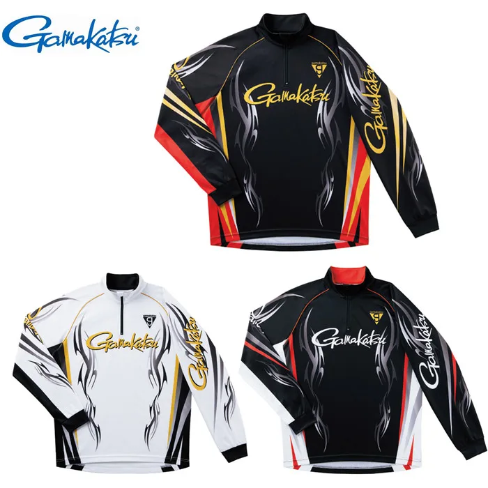 

Новинка 2022, Брендовые мужские рубашки для рыбалки Gamakatsu, быстросохнущая Мужская одежда для улицы, жилет для велоспорта, 12 стилей