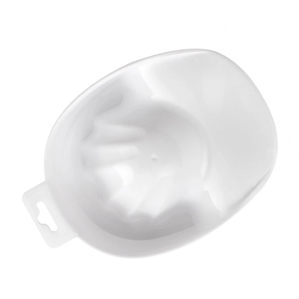 

1Pc Manicure Bowl Soaking Soak Bowl Nail Soak Tray Remove Wash Soaker Tray Manicure Spa Tool ( White )