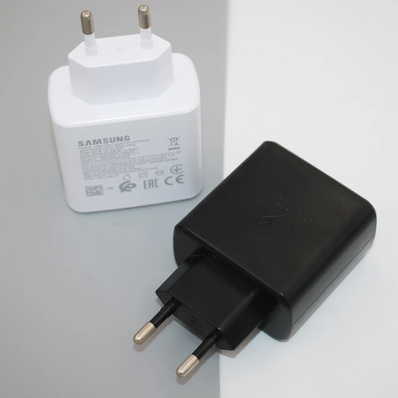 Супер Быстрое Зарядное Устройство 45 Вт Для Samsung Eu Pps Pd Galaxy C55 S24 S23 S21 Plus Ultra Z Fold 6 5 Dual