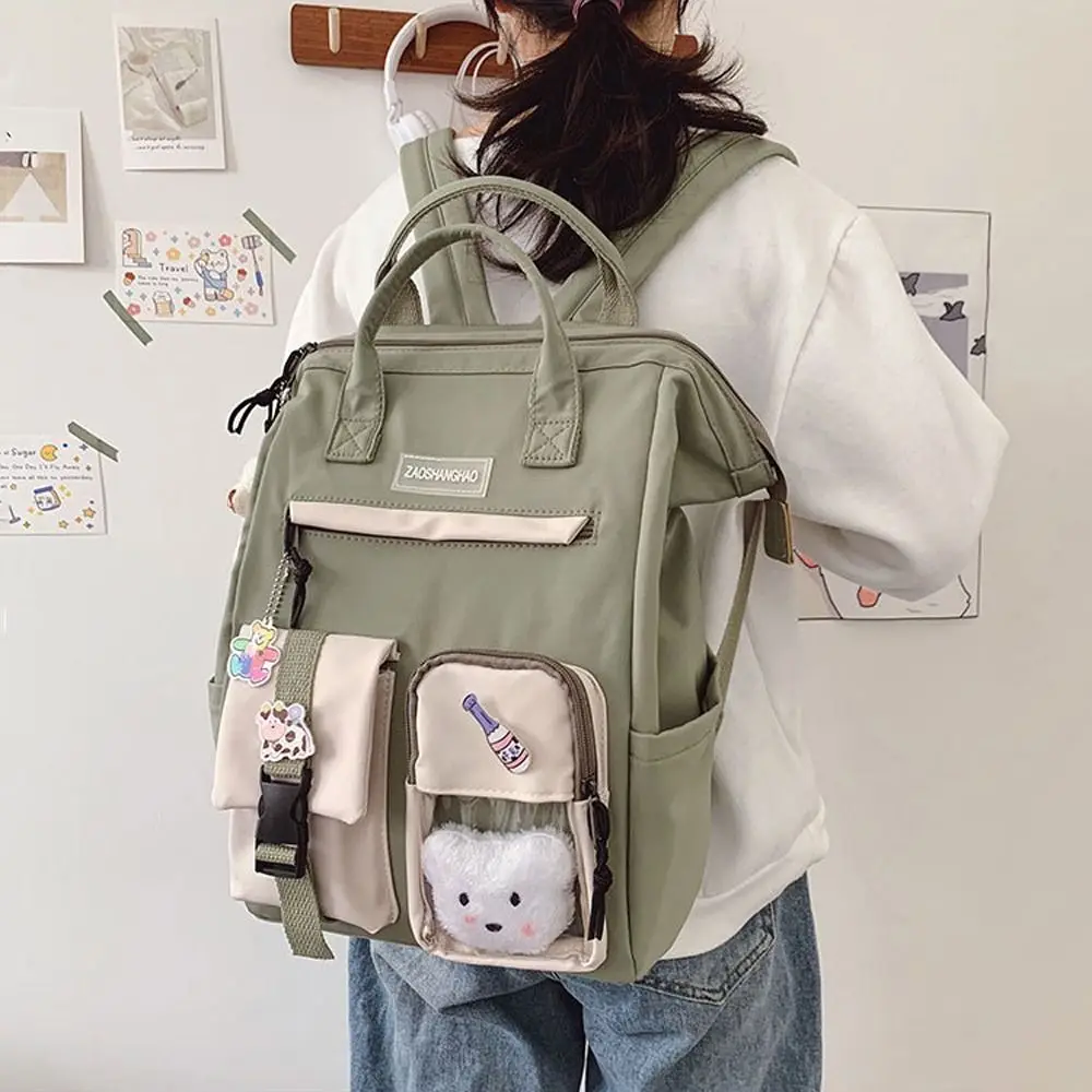 

Shoulder Bags Large Capacity Multi Pockets Students School Bags Girls Shoulder Bags Cartoon Women Laptop Backpacks