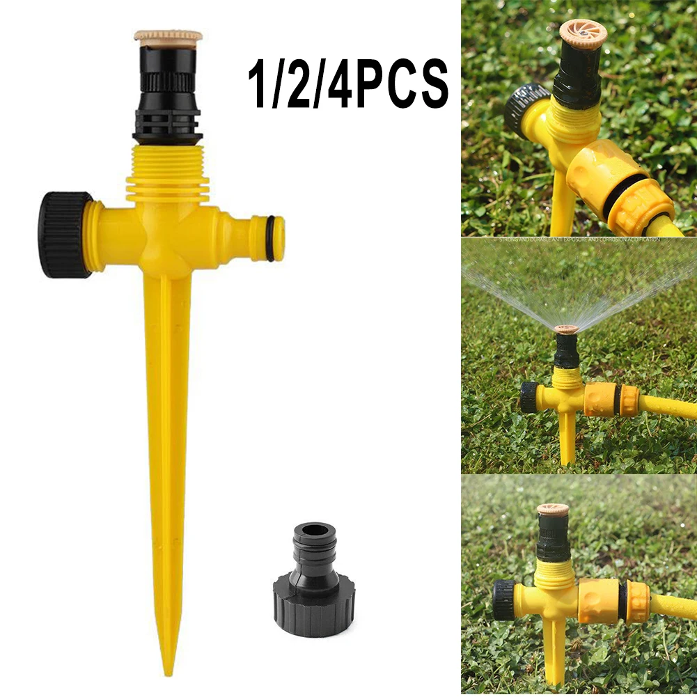 

360°Rotary Automatic Sprinkler Adjustable Rocker Impact Sprinkler Garden Agricult Watering Nozzle Lawn Irrigation Watering Tool