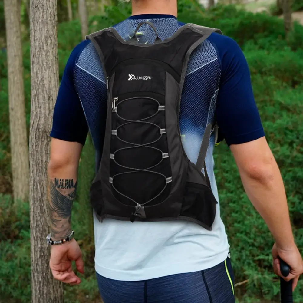 

Unisex Durable Multipurpose Adjustable Backpack Nylon Bicycle Backpack Tear-resistant Cycling Supplies