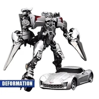 black mamba 08 horizontal gun transformers toy alloy fine coating version movie car supercar model robot male