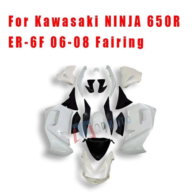 

Обтекатель для Kawasaki NINJA 650R ER-6F 06-08, новинка, обтекатель, аксессуары для мотоциклов, неокрашенный полный корпус, 18 шт., ABS инъекция