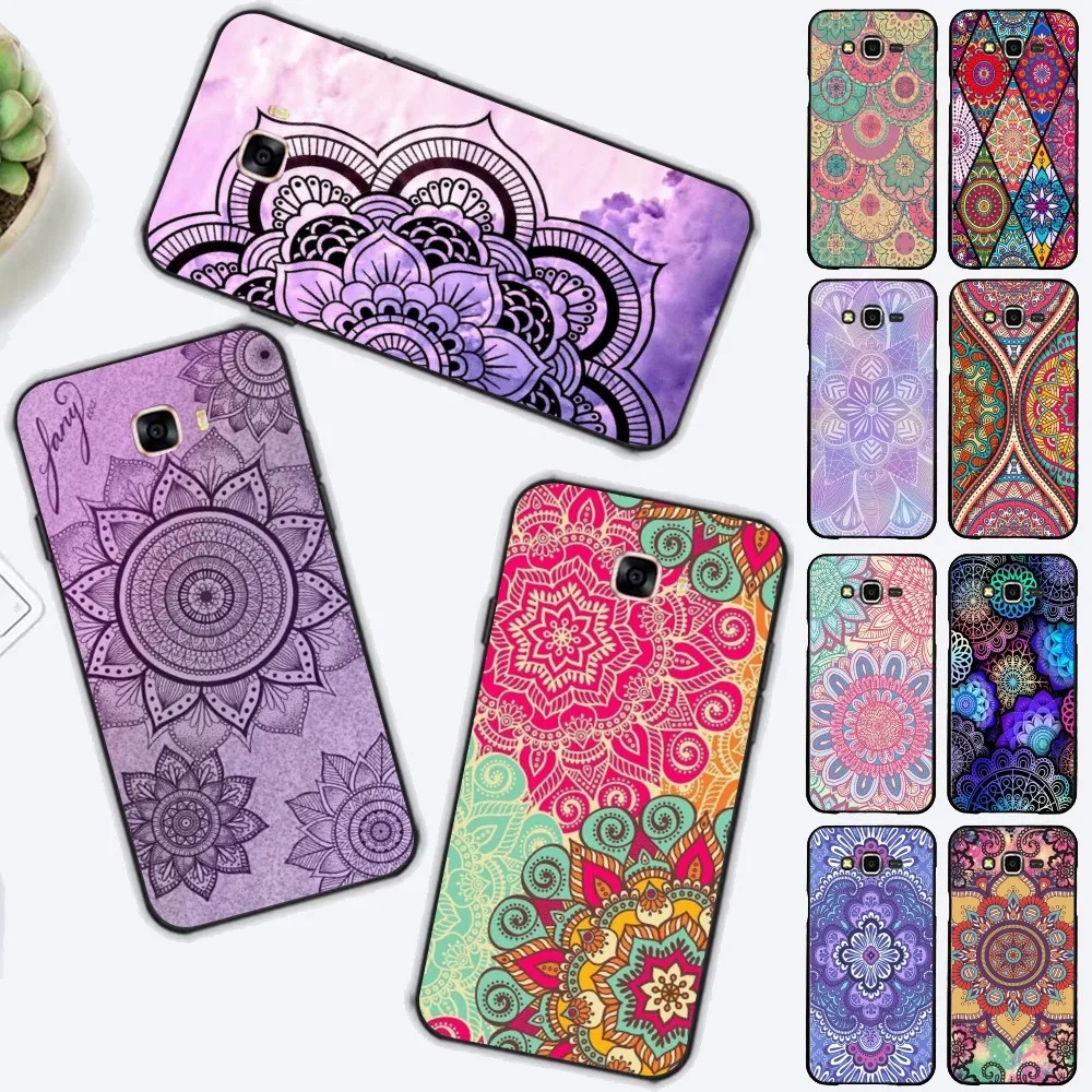 

Mandala Phone Case For Samsung J 7 plus 7core J7 neo J6 plus prime J6 J4 J5 Mobile Cover