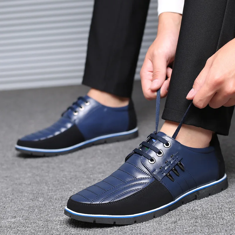 

Male Business Wedding Dress Shoes Fashion Men Loafers casual shoes New Men's Casual Shoes Leather Men Shoes S13400-S13410 C1