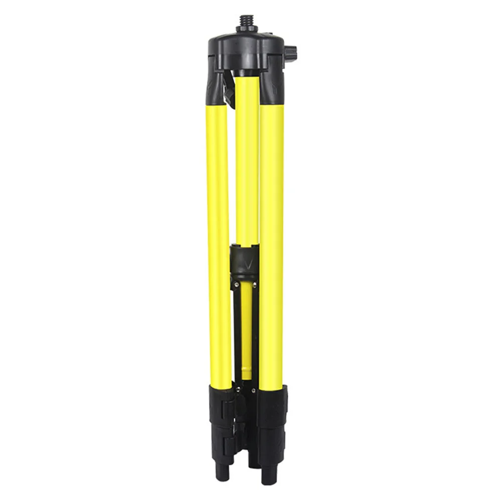 

1Pc Tripod for Level Lazer Lavel Gauge Holder Gradienter Support with Level Vial(Yellow)