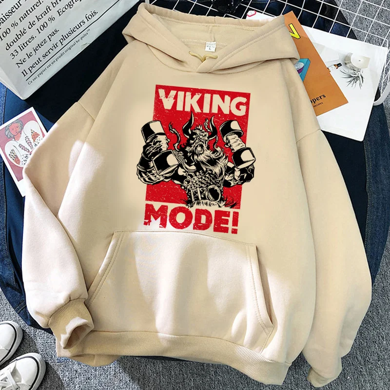 

viking vikingo wikinger hoodies female printed streetwear graphic 2022 women sweatshirts clothing hip hop anime