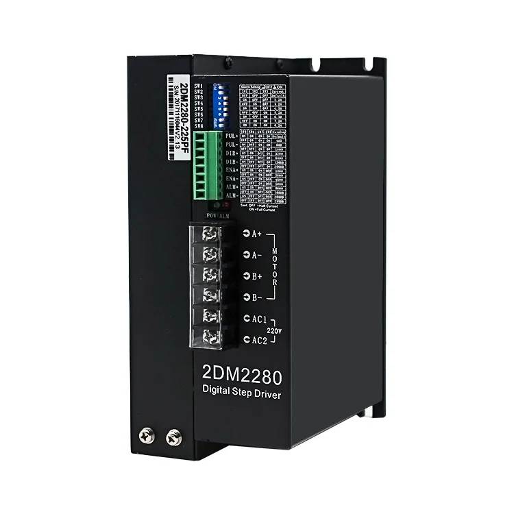 

2-фазный Драйвер шагового двигателя 2DM2280-240 В переменного тока