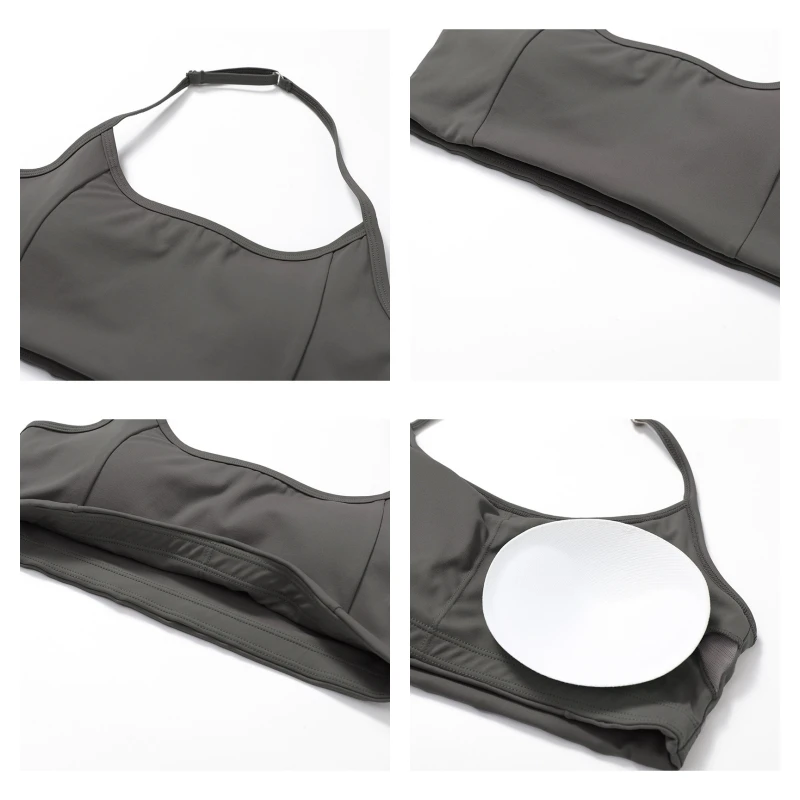 Hearuisavy Quick-Dry Йога Одежда Бег Нижнее Белье Дышащий Тренировки Brassiere Фитнес
