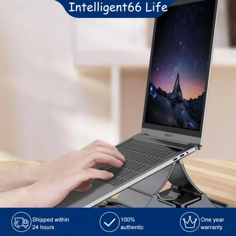 

Adjustable Folding Base Laptop Stand Vertical Multi-function Desktop Holder For Ipad Gravity Bracket Space Saving Tablet Stand