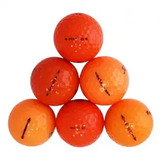 

Orange Golf Balls, Assorted Colors, Mint Quality, 50 Pack, by Golf