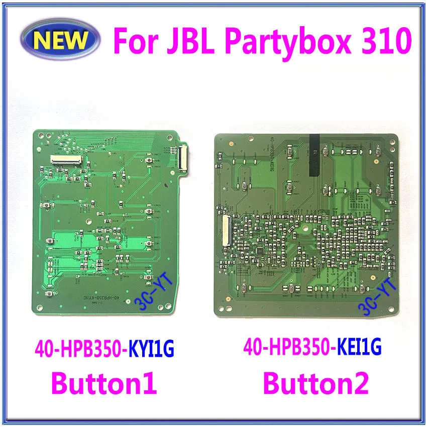 Фото 1 шт. новая кнопочная плата переключателя для JBL Partybox310 Party box 310 40-HPB350-KYI1G 40-HPB350-KEI1G кнопка 1 №1