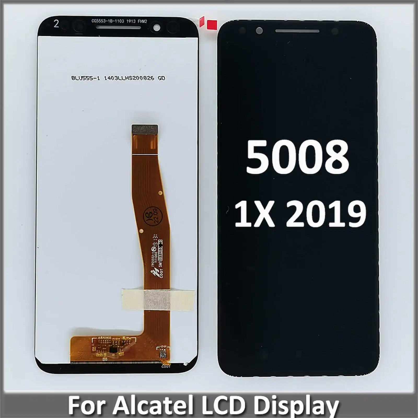 1X 2019 5008 ЖК-дисплей для Alcatel 5008 T 5008Y 5008U 5008R 5008D дисплей для Alcatel 1X 5008 сенсорный дигитайзер