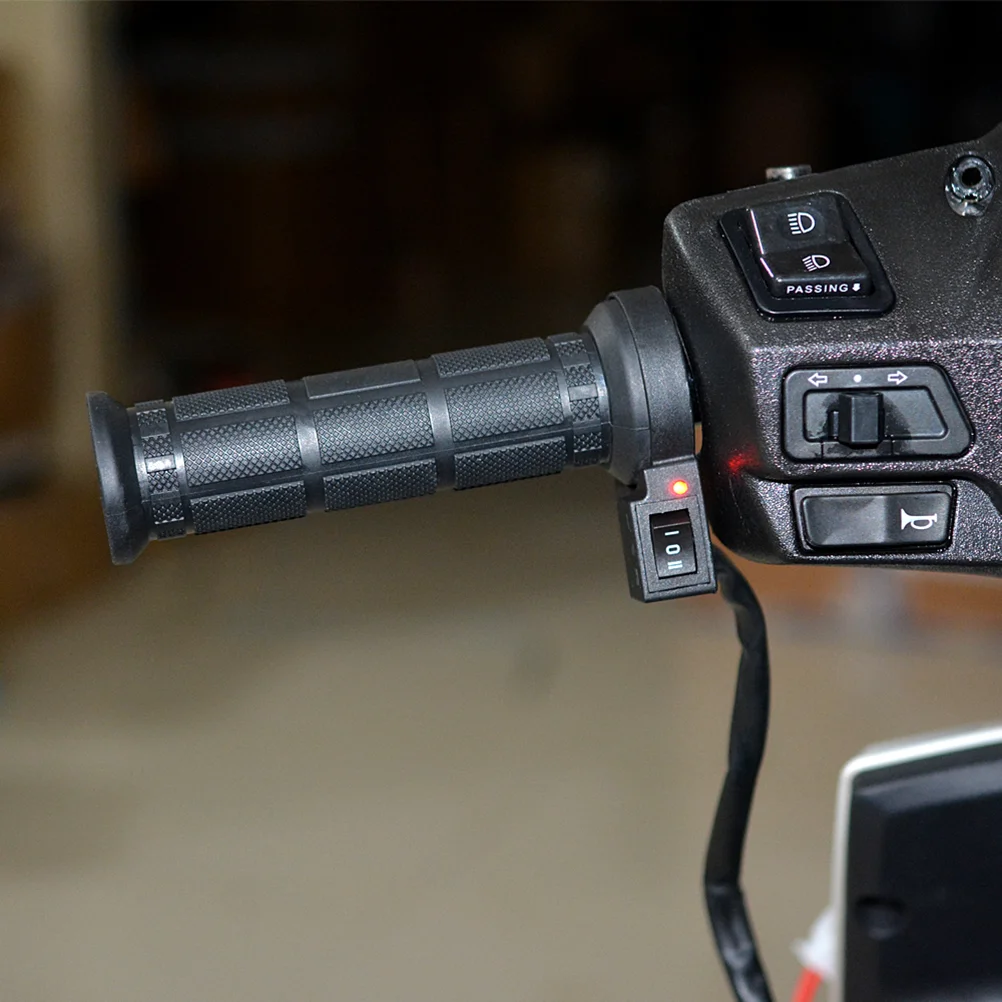 Безопасные мотоциклетные ручки с подогревом руль из ПВХ дроссельная заслонка