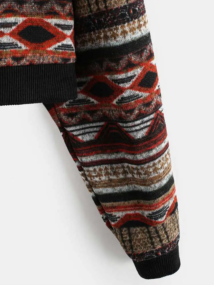 Свитер женский в рубчик с принтом