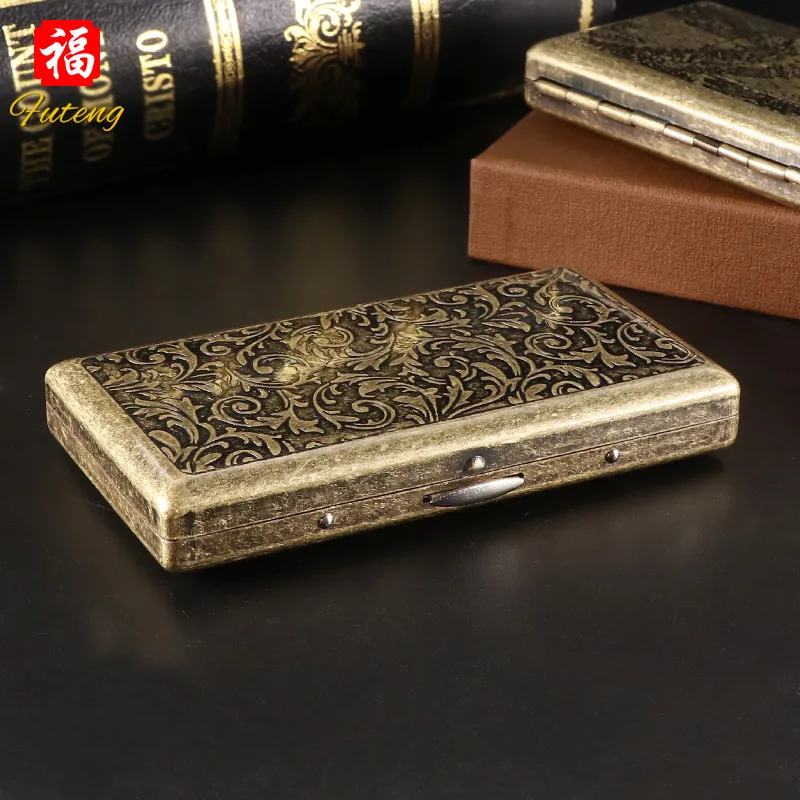 Чехол для сигарет в стиле ретро 1 шт. состаренная бронза 20