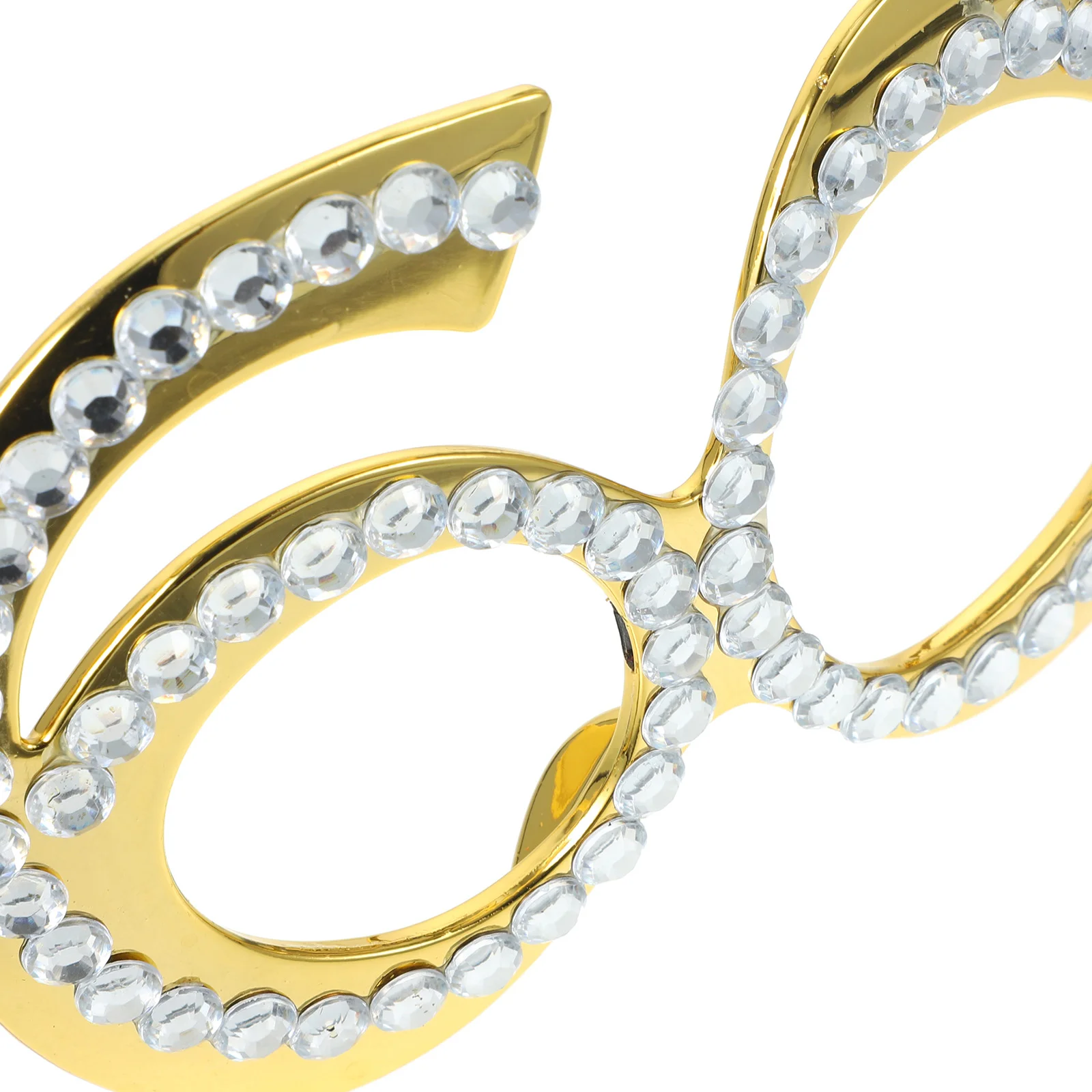 Очки на день рождения новинка реквизит солнцезащитные очки в стиле ретро золотые