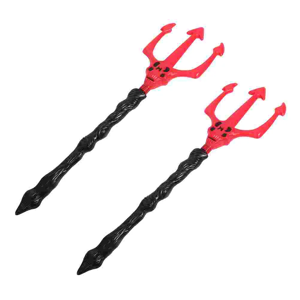

Threaded Rod Ghost Trident Simulation Festival Cosplay Prop Costume Toy Halloween Imitation Fork Outfits