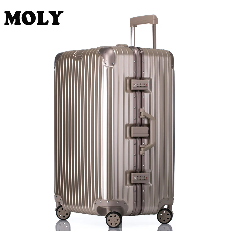 

2023 MOJY Factory Direct Sales Korea Private Customization ABS 24 Inch Gray Luxury Rolling Travel Bag Luggage Cabin Suitcases