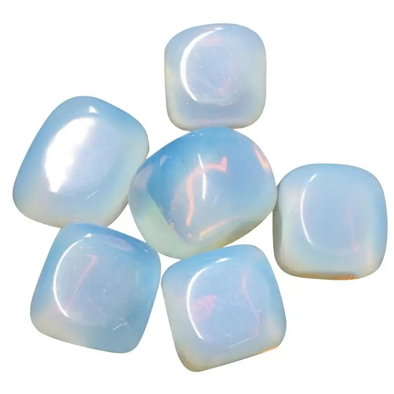 

Pcsset Opal Bonsai Decor Crystal DIY Jewelry Collectibles Crystal Gem Natural Tumbled Stone Polished Gemstone Reiki Healing