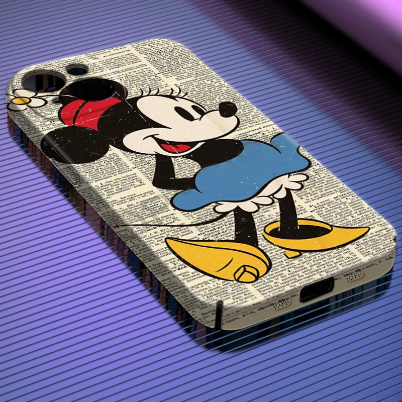 

Classic Mickey Minnie Mouse Phone Case For iPhone 14 13 12 Mini 11 XS Pro Max X XR 8 7 Plus SE Feilin Coque Film Hard Cover
