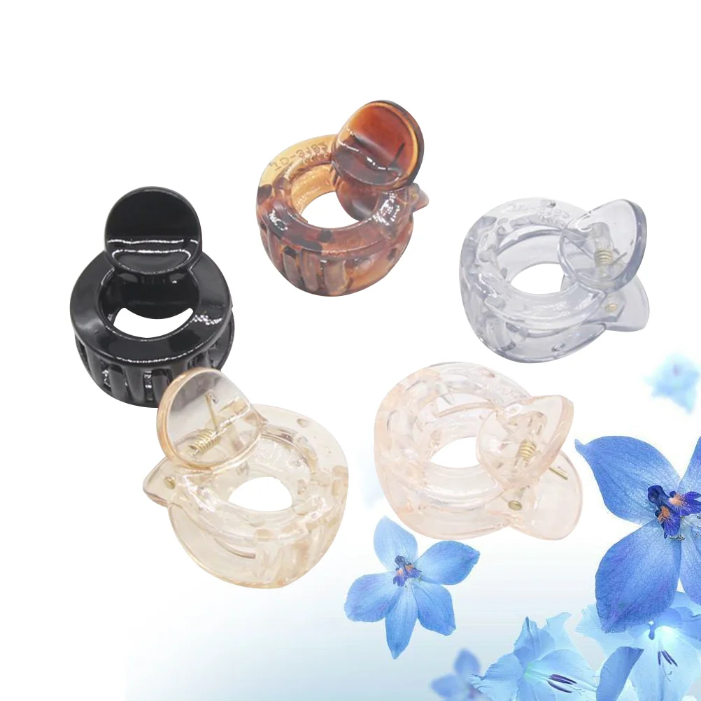 

5pcs Hair Claws Decorative Hair Barrettes Headwear Jaw Clips Paw Hairpins