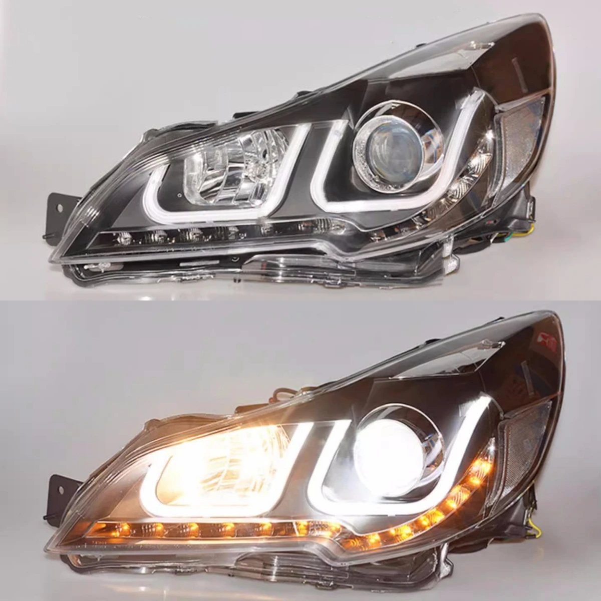 Пара ламп для фар Subaru Outback Legacy Wagon 10-17 модифицированные линзы указатели поворота в