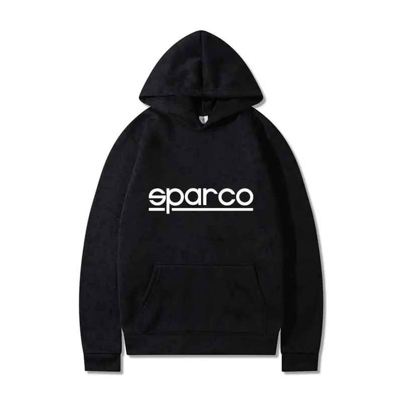 

2023 Sparco Hoodie Street Sweater Hip Hop Fashion Hoodie Loose Fleece Print Hoodie Cool Sportswear Casual Men S-3XL