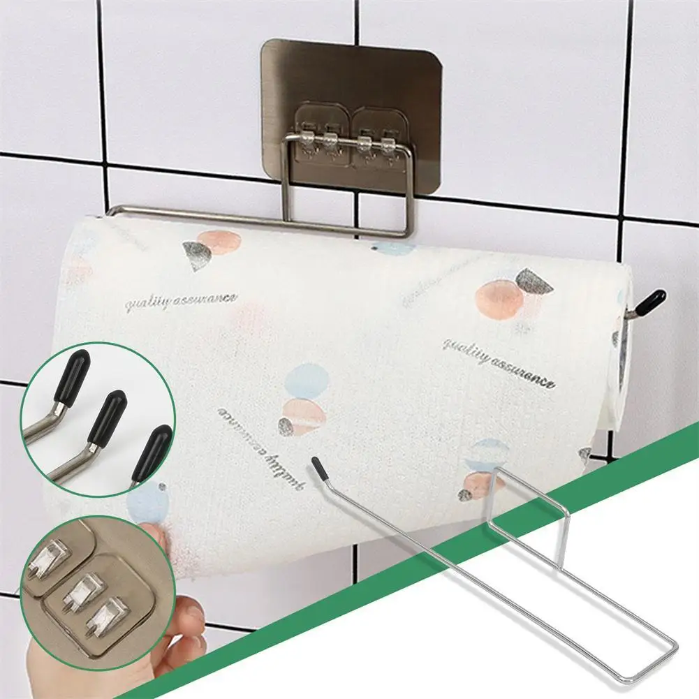 

Кухонный держатель для бумаги, крючок для полотенец, держатель для туалетной бумаги, стойка для полотенец, стойка, стеллаж, полка, держатель ...