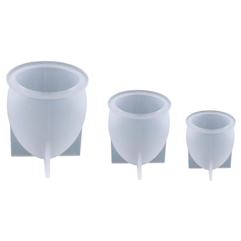 

3Pcs 3D Egg Lamp Mold Epoxy Crystal Resin Molds Suitable For DIY Table Art Party Wedding Table Lamp Home Decoration