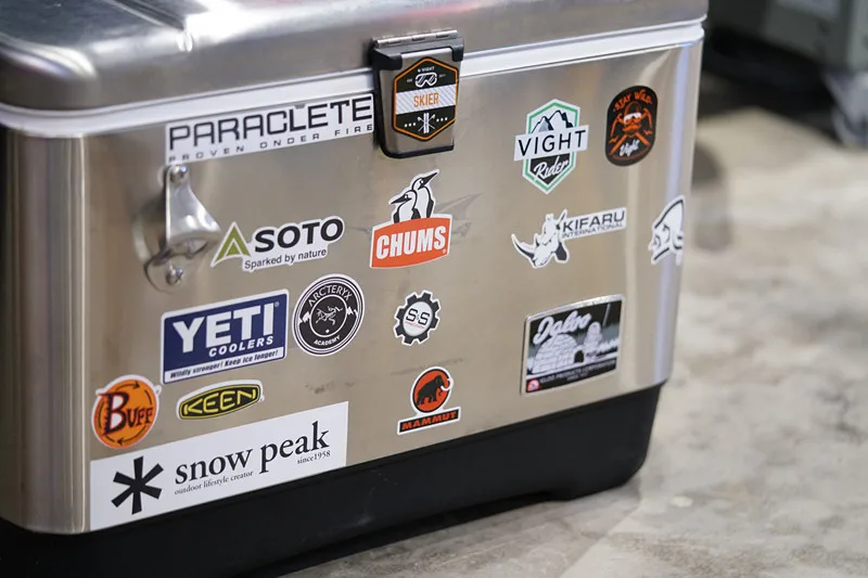 Outdoor Camping Container Box Car Deco Stickers Snowpeak GLOCK Rhino LBT Mountain Man Base TAD EAGLE Ornament Mark
