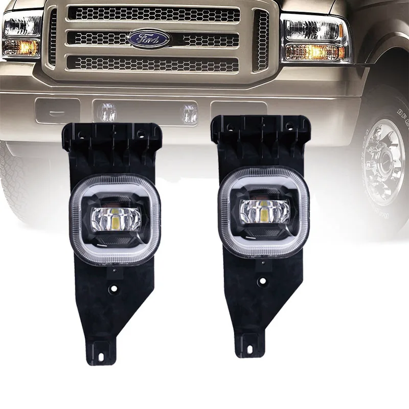 

2 шт., светодиодные противотуманные фары для Ford F250 F350 F450 2005-2007