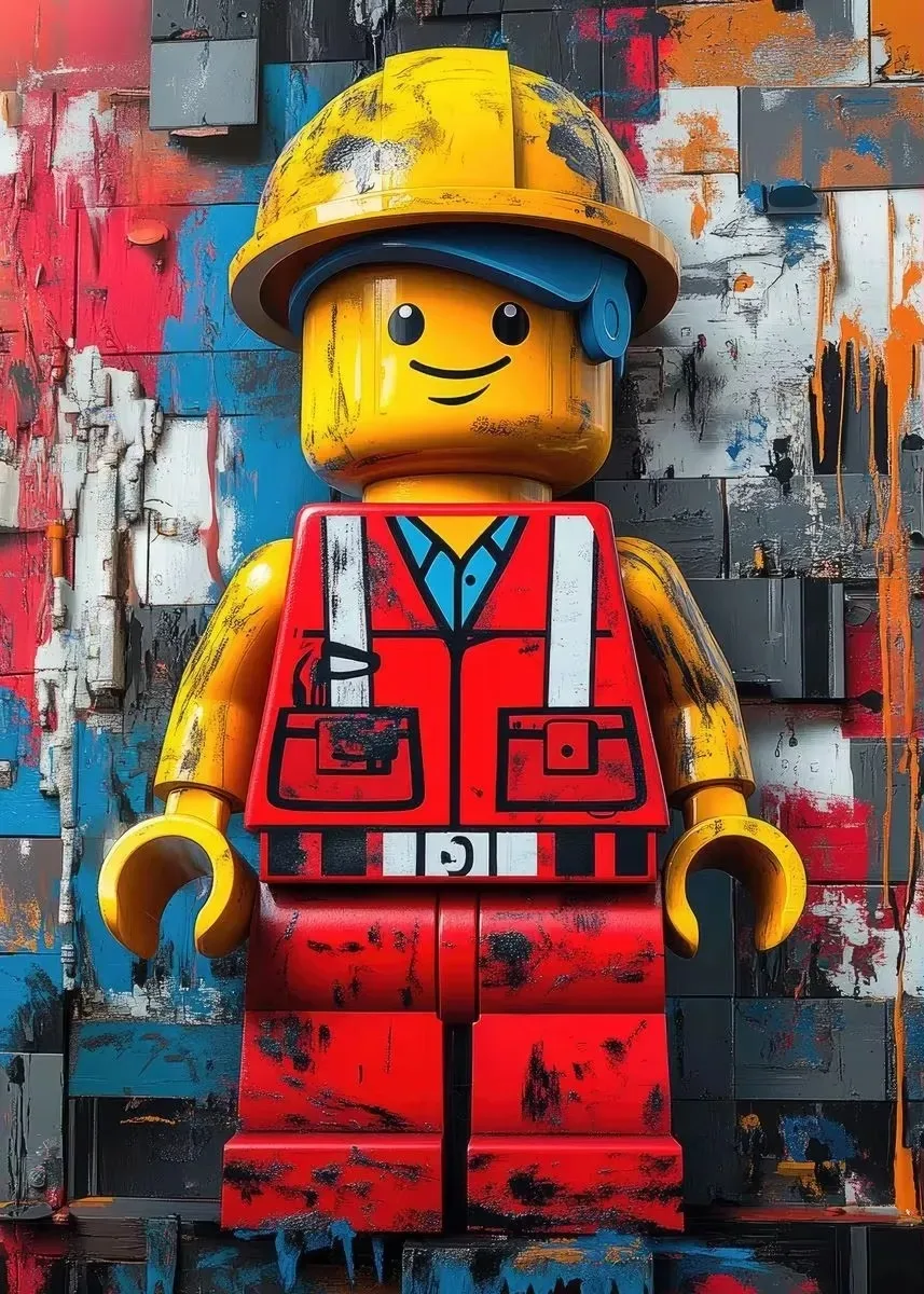 

Абстрактные мультяшные картины на холсте L-Legos