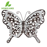 metal butterfly wall decor 3d wall art indoor outdoor wall decoration for garden sculpture patio fence living room