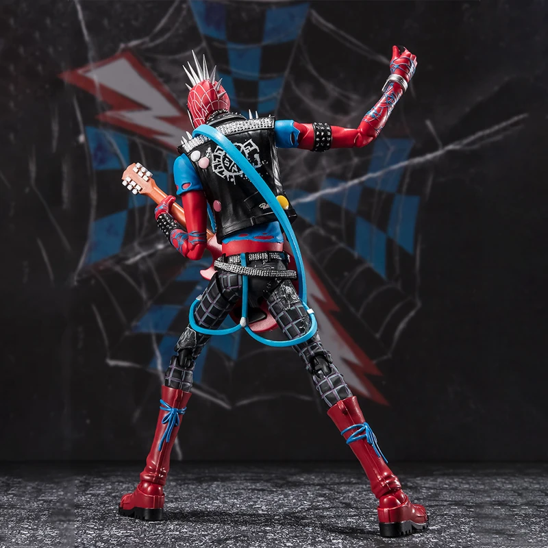 Горячая Распродажа фильма Marvel Burst Shf Человек-паук Crossbar космический панк Hobie может