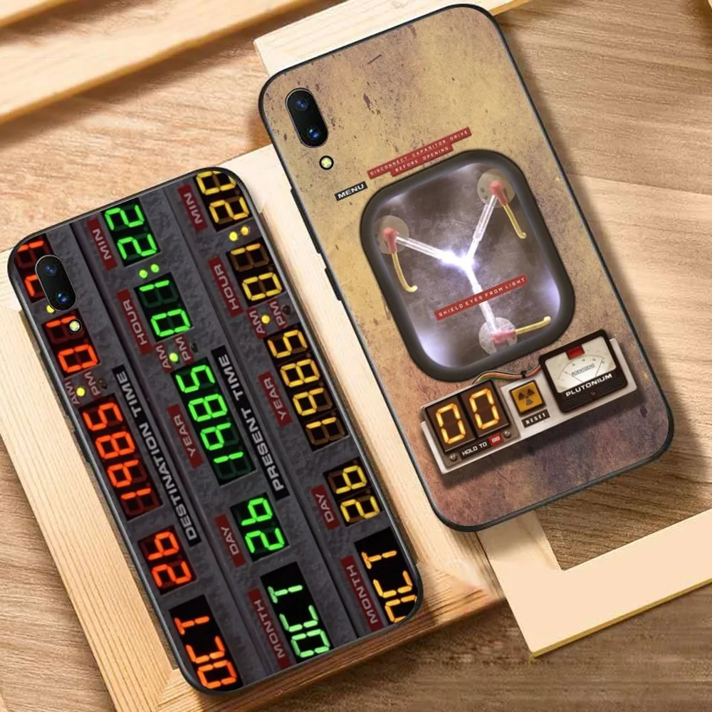 

Back To The Future Time Machine Phone Case For Huawei Y9 6 7 5 Prime Enjoy 7s 7 8 plus 7a 9e 9plus 8E Lite Psmart Shell