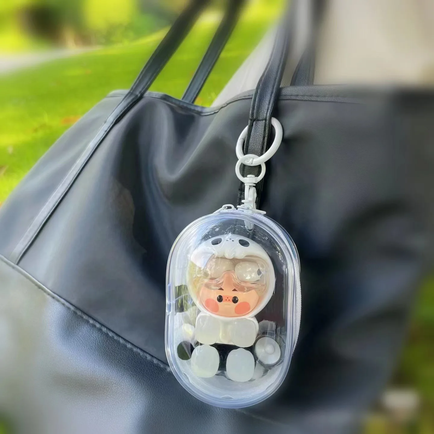 Прозрачная сумка Lawaia с брелоком набор из 5 прозрачных фигурок 10 см для ваших кукол