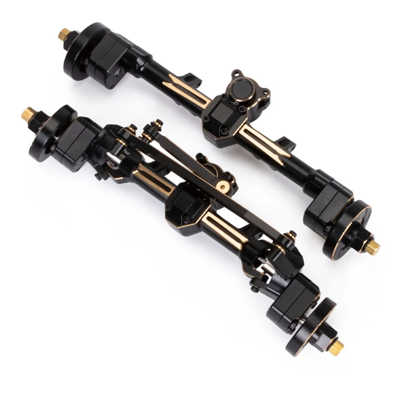 

RC Front Rear Brass Drive Shaft Axles Anti-Rust Upgrade Kits R/C Car Accessories for Axial SCX24 90081 DropShipping