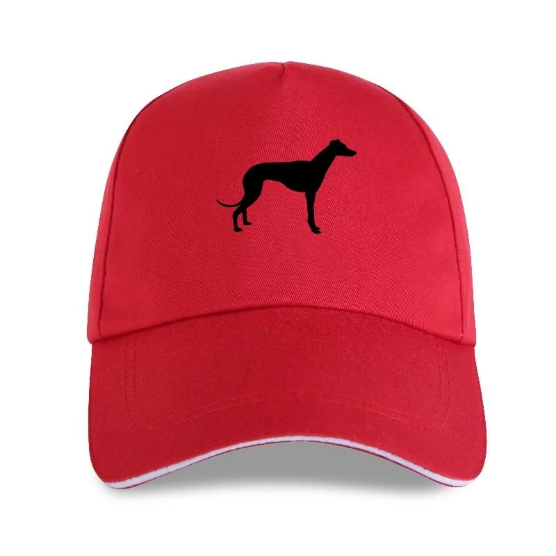 

GREYHOUND DOG SILHOUETTE WOMENS PET CANINE PRESENT ART HOUND 100% Cotton Baseball cap Tops