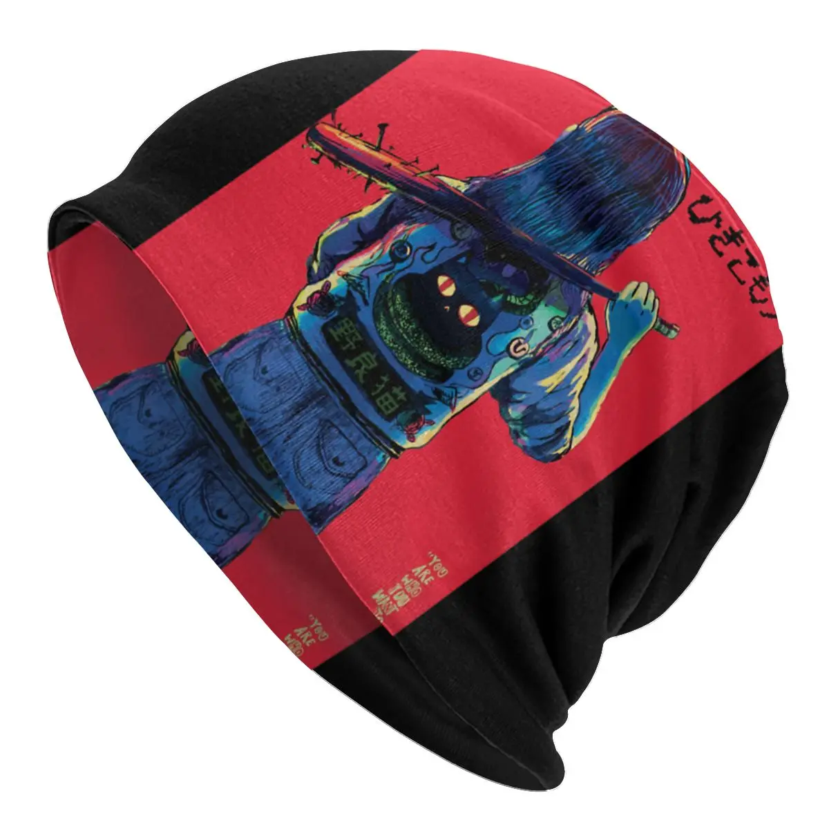 

Omori Psychological horror RPG Men Women's Beanie Hats Cool Knit Hat Earmuff Bonnet Skullies Beanies