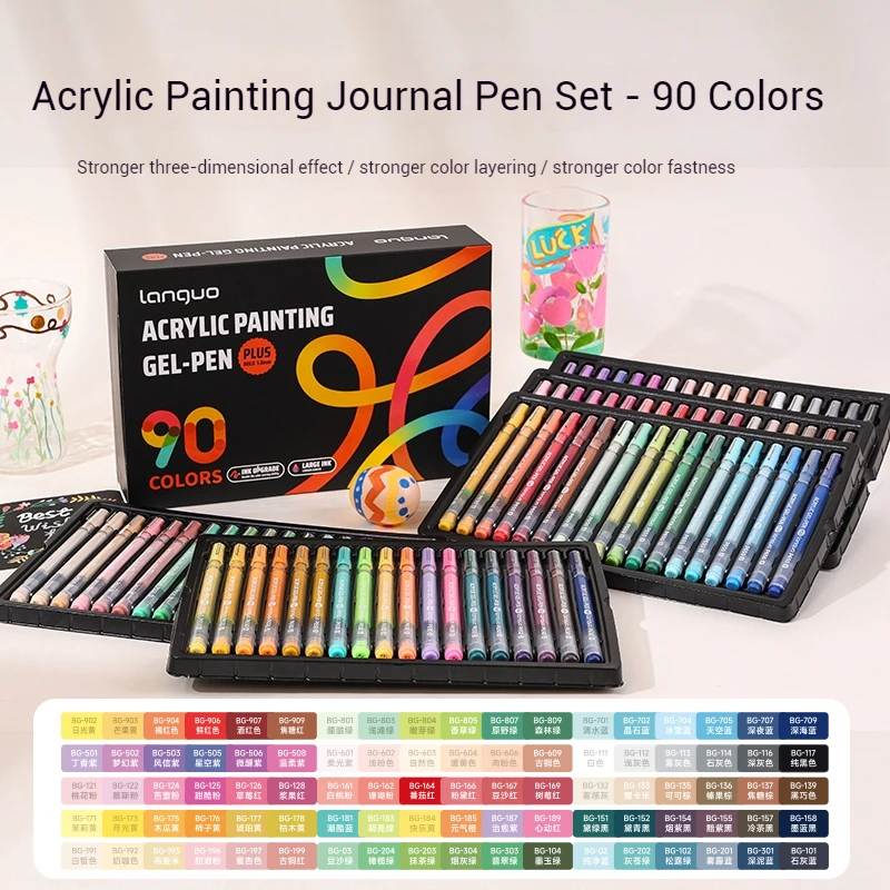 

Маркеры для рисования Languo 90 цветов