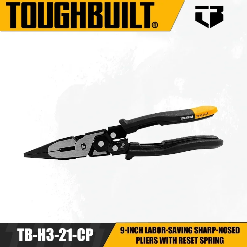 TOUGHBUILT TB-H3-21-CP 9-дюймовые трудосберегающие острогубцы с ручными инструментами