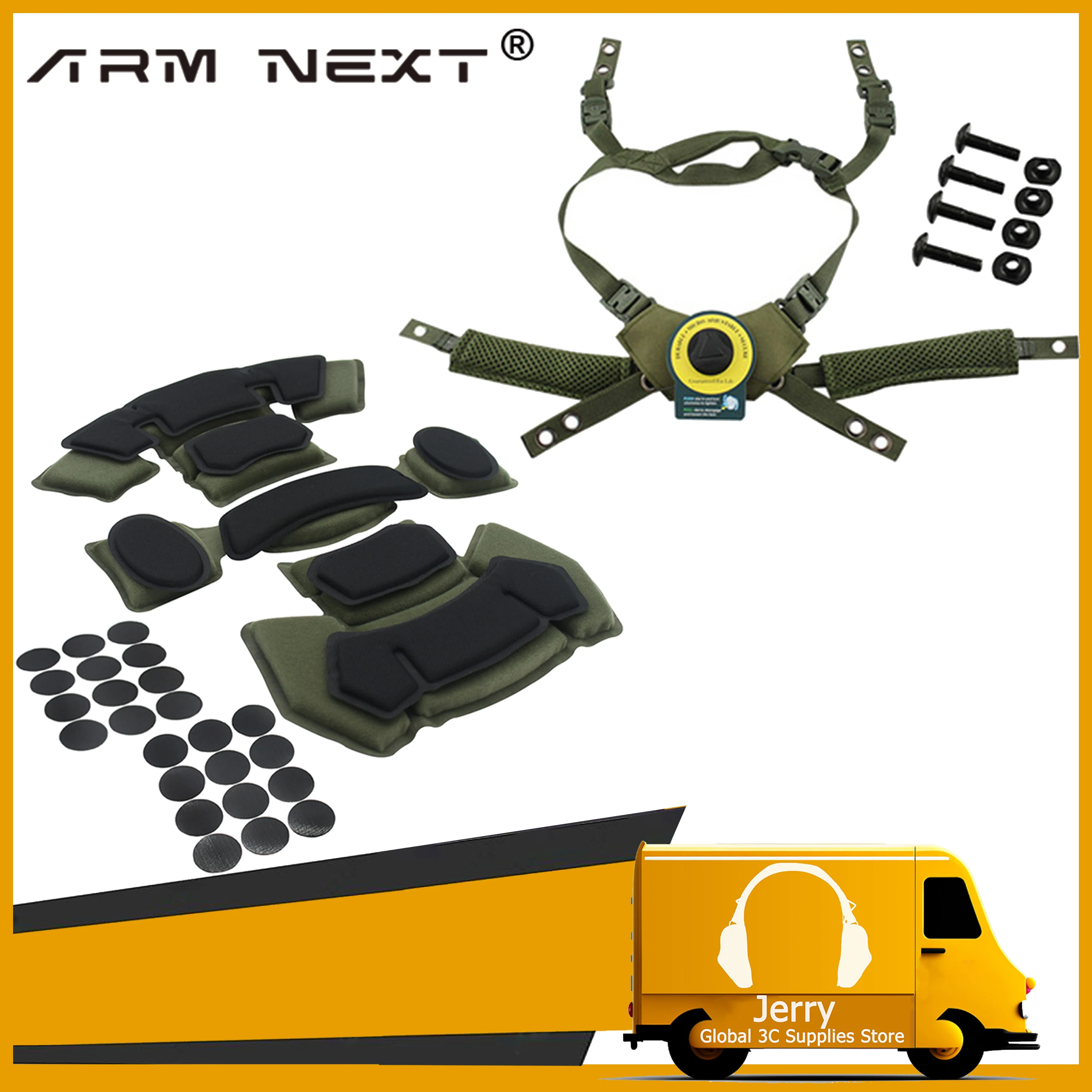 

ARM NEXT Hunting Tactical Wendy Helmet Suspension System&Helmet Memory Foam Pad For Wendy FAST MICH Helmet Accessies
